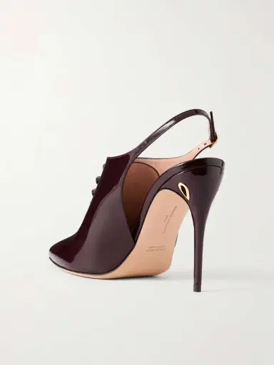 Jennifer Chamandi Lucio 105 Patent Leather Slingback Pumps | Thumbnail 3 Jennifer Chamandi Lucio 105 Patent Leather Slingback Pumps | Thumbnail 3