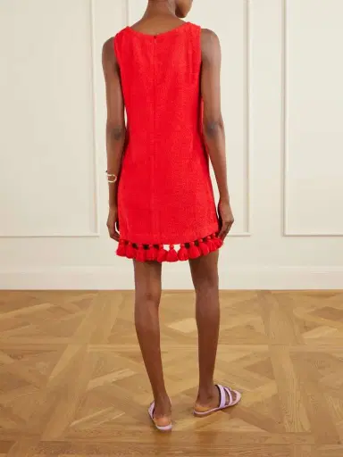 Cap d’Antibes Manon Cotton-terry Mini Dress | Thumbnail 3 Cap d’Antibes Manon Cotton-terry Mini Dress | Thumbnail 3