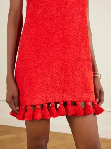 Cap d’Antibes Manon Cotton-terry Mini Dress | Thumbnail 4 Cap d’Antibes Manon Cotton-terry Mini Dress | Thumbnail 4