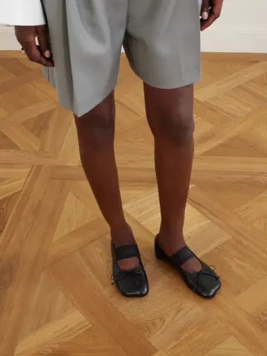 MM6 MAISON MARGIELA Leather Ballet Flats | Thumbnail 2