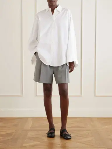 MM6 MAISON MARGIELA Leather Ballet Flats | Thumbnail 4