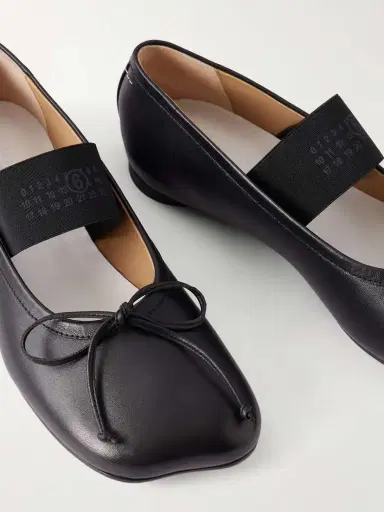 MM6 MAISON MARGIELA Leather Ballet Flats | Thumbnail 5