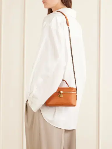 Stella McCartney Falabella Vanity Metallic Vegetarian Material Shoulder Bag | Thumbnail 2