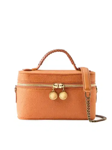 Stella McCartney Falabella Vanity Metallic Vegetarian Material Shoulder Bag | Thumbnail 1