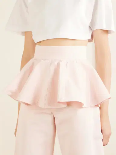 Alaïa Denim Peplum Belt | Thumbnail 2