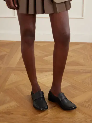 MM6 MAISON MARGIELA Leather Penny Loafers | Thumbnail 2