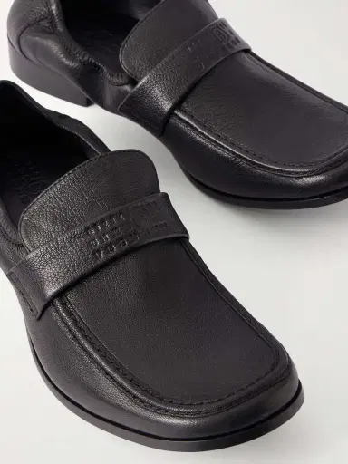 MM6 MAISON MARGIELA Leather Penny Loafers | Thumbnail 5