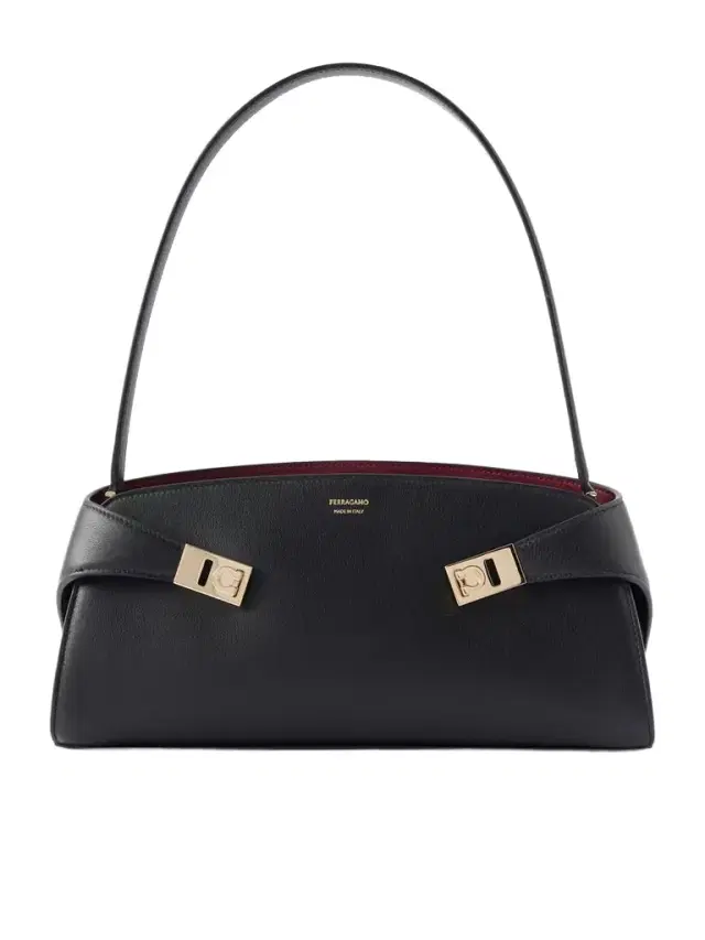 Ferragamo Hug Leather Shoulder Bag