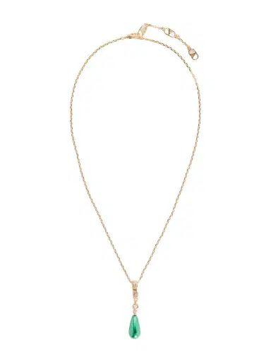 Valentino Garavani Vlogo Gold-tone, Stone And Crystals Necklace | Thumbnail 1