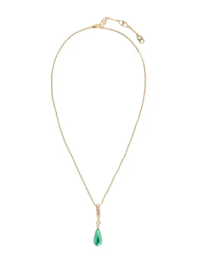 Valentino Garavani Vlogo Gold-tone, Stone And Crystals Necklace
