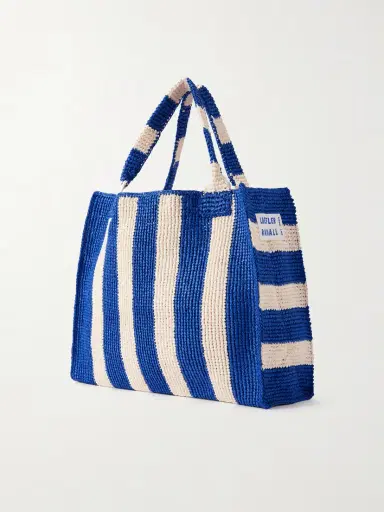 Loeffler Randall Sol Striped Woven Raffia Tote | Thumbnail 4 Loeffler Randall Sol Striped Woven Raffia Tote | Thumbnail 4
