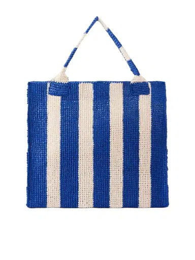 Loeffler Randall Sol Striped Woven Raffia Tote | Thumbnail 1 Loeffler Randall Sol Striped Woven Raffia Tote | Thumbnail 1
