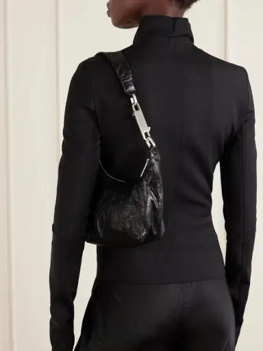Rick Owens Disco Gemini Crinkled-leather Shoulder Bag | Thumbnail 2 Rick Owens Disco Gemini Crinkled-leather Shoulder Bag | Thumbnail 2