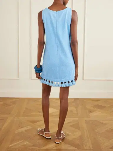 Cap d’Antibes Manon Cotton-terry Mini Dress | Thumbnail 3 Cap d’Antibes Manon Cotton-terry Mini Dress | Thumbnail 3