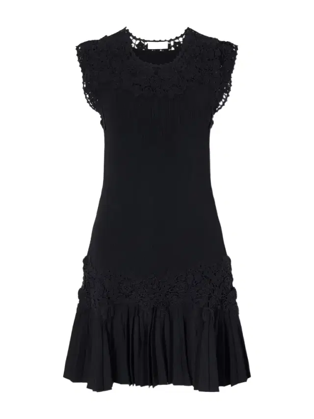 Ulla Johnson Noemie Crochet-trimmed Ribbed Mini Dress