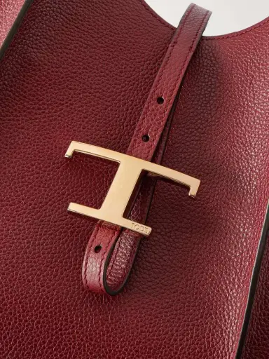 Tod's T Medium Textured-leather Shoulder Bag | Thumbnail 4