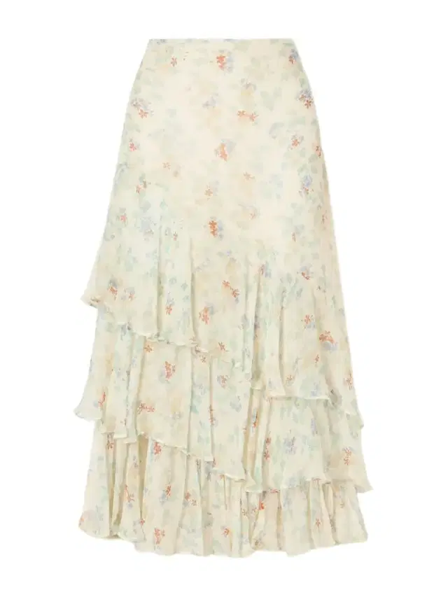 Ulla Johnson Meadow Floral-print Crepon-silk Midi Skirt