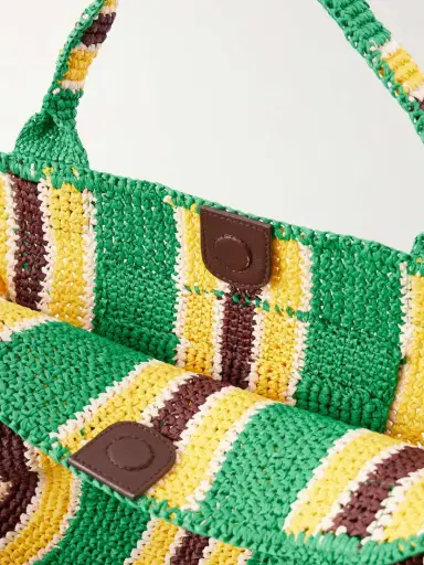 Loeffler Randall Sol Striped Woven Raffia Tote Bag | Thumbnail 6 Loeffler Randall Sol Striped Woven Raffia Tote Bag | Thumbnail 6