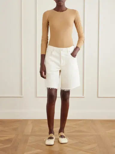 MM6 MAISON MARGIELA Bow-detailed Leather Ballet Flats | Thumbnail 4 MM6 MAISON MARGIELA Bow-detailed Leather Ballet Flats | Thumbnail 4