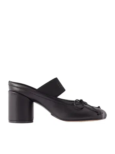 MM6 MAISON MARGIELA Bow-detailed Leather Mules | Thumbnail 1