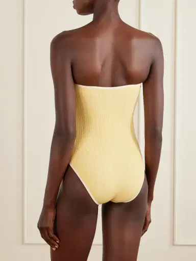 Eres Golden Cut-out Jacquard Swimsuit | Thumbnail 3