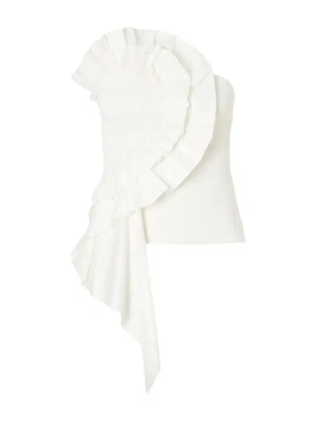 Farm Rio Strapless Ruched Cotton Tank