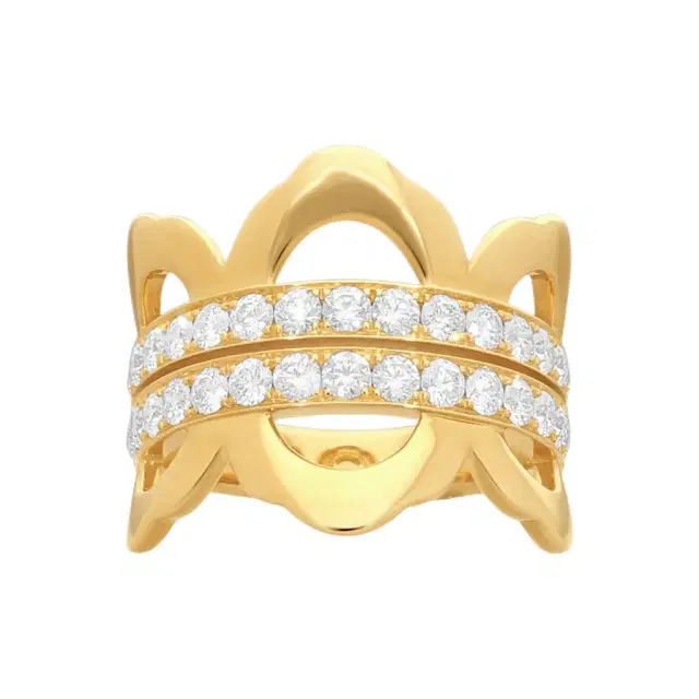 Hearts On Fire Hearts On Fire Lorelei 18K Yellow Gold Diamond Ring Sz. 5.5 by The Solist