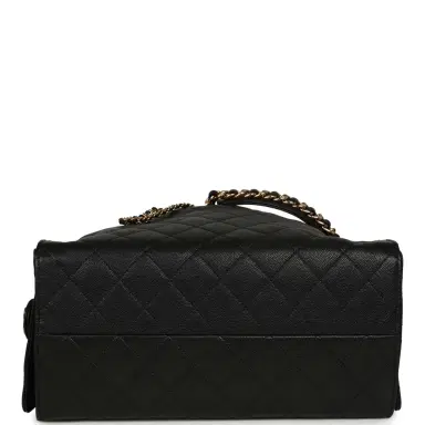 Chanel Chanel Medium 25 Hobo Bag Black Caviar Gold Hardware | Thumbnail 7