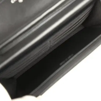 Chanel Chanel Wallet On Chain WOC Black Lamsbkin Silver Hardware | Thumbnail 11 Chanel Chanel Wallet On Chain WOC Black Lamsbkin Silver Hardware | Thumbnail 11