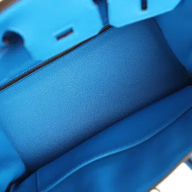 HERMÈS Hermes Birkin 25 Bleu Hydra Togo Palladium Hardware | Thumbnail 8 HERMÈS Hermes Birkin 25 Bleu Hydra Togo Palladium Hardware | Thumbnail 8