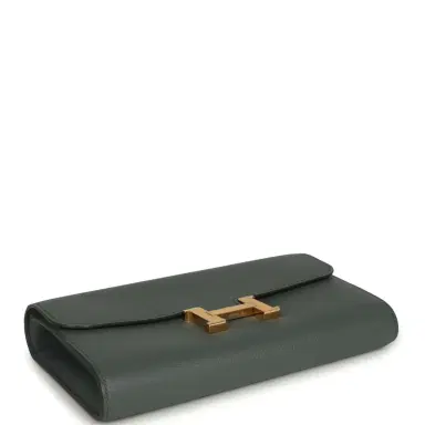 HERMÈS Hermes Constance Wallet To Go Vert Amande Evercolor Gold Hardware | Thumbnail 6 HERMÈS Hermes Constance Wallet To Go Vert Amande Evercolor Gold Hardware | Thumbnail 6