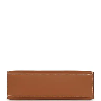 HERMÈS Hermes Kelly Pochette Gold Swift Palladium Hardware | Thumbnail 6 HERMÈS Hermes Kelly Pochette Gold Swift Palladium Hardware | Thumbnail 6