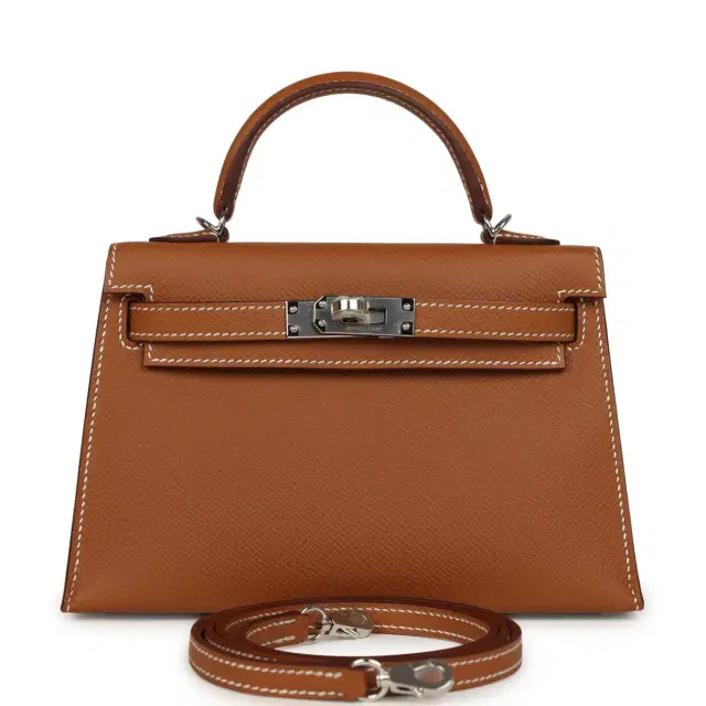 hermes Hermes Kelly Sellier 20 Gold Epsom Palladium Hardware