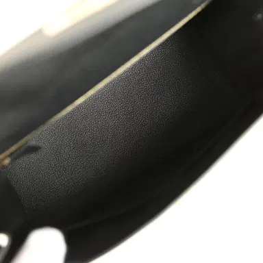 HERMÈS Pre-owned Hermes Kelly Sellier 28 Black Epsom Permabrass Hardware | Thumbnail 8