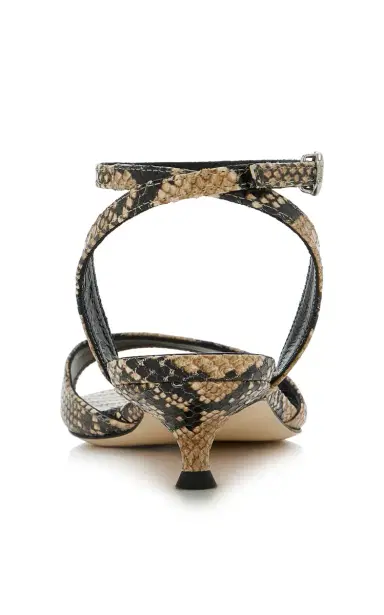 aeyde Zelia Snake-Printed Leather Sandals | Thumbnail 5 aeyde Zelia Snake-Printed Leather Sandals | Thumbnail 5