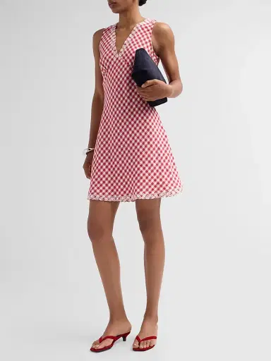 RAILS Women's Bex Gingham Mini Dress - Picnic Check - Size XS | Thumbnail 4 RAILS Women's Bex Gingham Mini Dress - Picnic Check - Size XS | Thumbnail 4