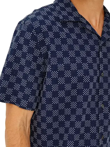 RAILS Men's Kin Check Cotton Camp Shirt | Thumbnail 5 RAILS Men's Kin Check Cotton Camp Shirt | Thumbnail 5