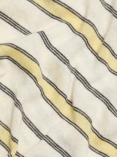 Vince Women's Striped Cotton-Cashmere Cardigan - Dandelion Combo - Size XXS | Thumbnail 7