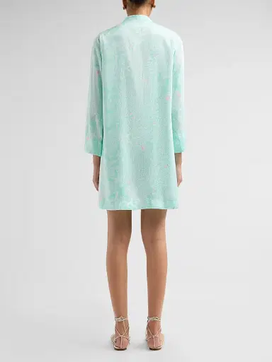Lilly Pulitzer Women's Irella Caftan Dress - Mint Condition Fantastical - Size 14 | Thumbnail 3