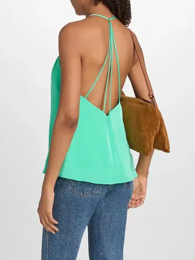 Ramy Brook Women's Lauren Halterneck Top - Jade - Size XXL | Thumbnail 5