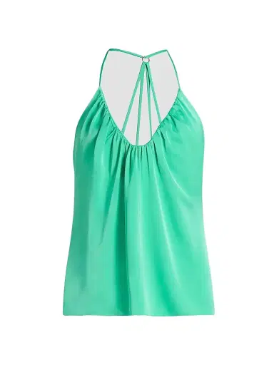 Ramy Brook Women's Lauren Halterneck Top - Jade - Size XXL | Thumbnail 1
