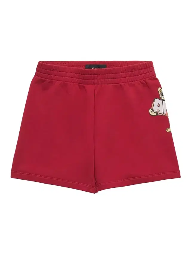 Little Kid's & Kid's Tiger Cotton Sweat Shorts - Ruby