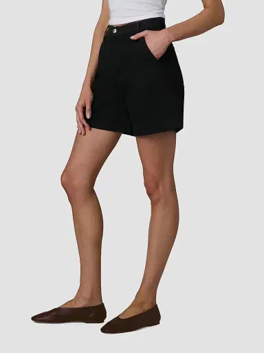 Joe's Jeans Women's Harlowe Cotton-Blend High-Rise Shorts - Black - Size 32 | Thumbnail 5 Joe's Jeans Women's Harlowe Cotton-Blend High-Rise Shorts - Black - Size 32 | Thumbnail 5