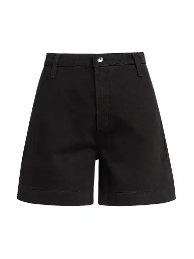 Joe's Jeans Women's Harlowe Cotton-Blend High-Rise Shorts - Black - Size 32 | Thumbnail 1 Joe's Jeans Women's Harlowe Cotton-Blend High-Rise Shorts - Black - Size 32 | Thumbnail 1
