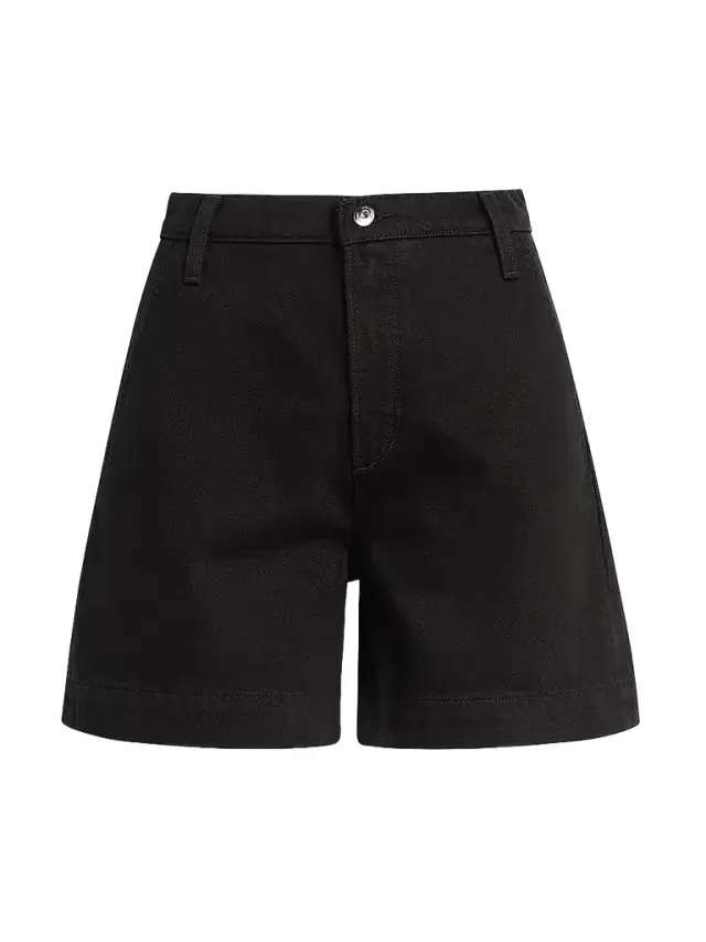 Joe's Jeans Women's Harlowe Cotton-Blend High-Rise Shorts - Black