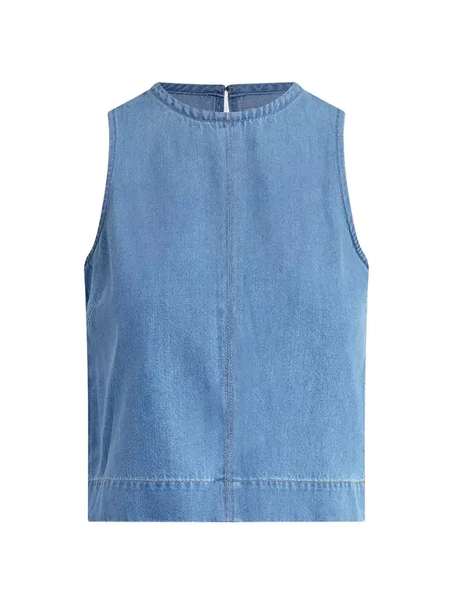 Joe's Jeans Women's Shell Cotton-Blend Denim Top - Copious