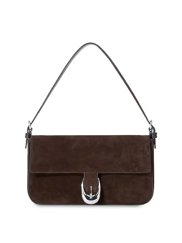 Women's Harlow Suede Shoulder Bag - Espresso