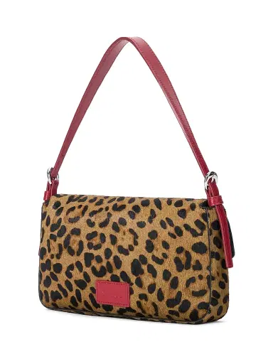 Staud Women's Harlow Cheetah-Print Calf Hair Shoulder Bag - Cheetah | Thumbnail 2