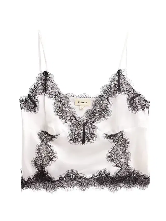 Women's Kimber Lace-Detail Camisole - White Black