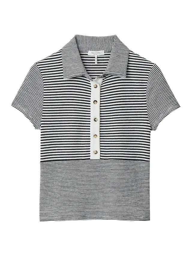 Women's The Knit Striped Polo Shirt -  Multi